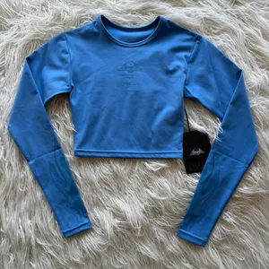 SKIMS Civil Regime No Tomorrow Sofie Crop Tee Blue Size XS thumbnail 2