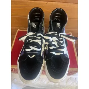 Vans Unisex sk8 hi-rise camo black/purple Womans Sz 9 thumbnail 6