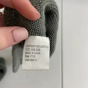 EUC women’s soft knit long foldable medium gray‎ warm winter gloves accessories thumbnail 5