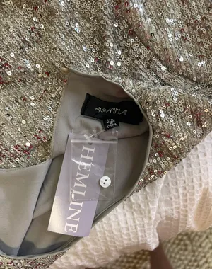 Hemline Sequin Long Sleeve Top thumbnail 3