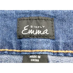 NEW Simply Emma Plus Size Denim Shorts Cuffed American Blue Wash Stretchy‎ thumbnail 8