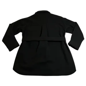 Zara Button Up Overshirt w/ Waist Tie Size M Tunic Minimalist Outerwear Casual thumbnail 3