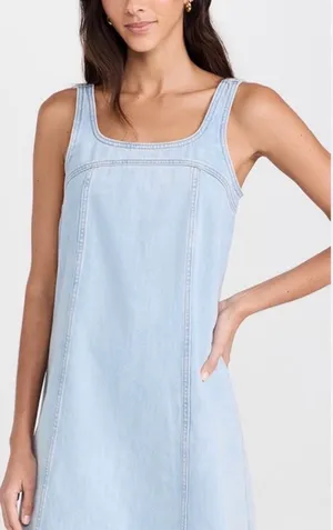 Madewell Light Denim Dress thumbnail 1