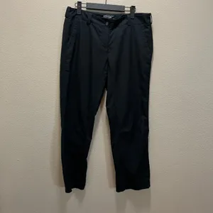 Nike Golf Tour Performance Straight Leg Pants Dri-Fit Black Hi-Rise 8 thumbnail 2