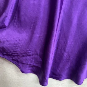 Victoria's Secret Large Slip Dress Purple Satin Lace Vintage Gold Label Nightie thumbnail 8