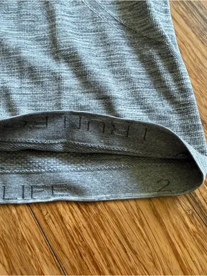 Lululemon Swiftly Tank Top Heathered Gray Size 2 thumbnail 2