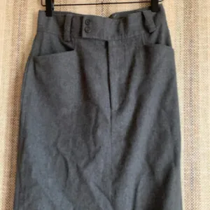 Ralph Lauren Polo Sport Sports Woman Size 4 Cashmere Wool Skirt Grey Fashion thumbnail 2