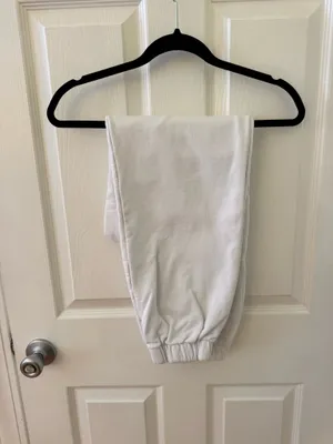 Brandy Melville White Rosa Sweatpants thumbnail 5