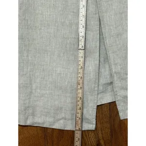 Avec Les Filles Oversized Light‎ Tan Linen Trench Coat Sz S Linencore Neutral thumbnail 11