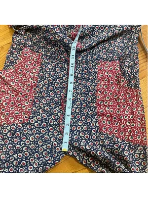 Free People Y2K Leia Floral Jumpsuit Village Country Style Boho Cottagecore Sz S thumbnail 8