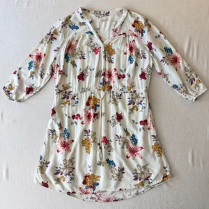 O'Neill floral boho peasant mini dress 3/4 sleeve‎ festival cottagecore medium thumbnail 7