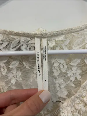 Anthropologie Wide-Sleeve Sheer Lace Top thumbnail 3
