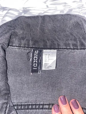 H&M Black Denim Jacket thumbnail 2