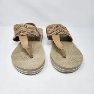 Luk Ees By Muk Luks Multicolor Slingback Casual Flats Thong Sandals Size 9 thumbnail 5