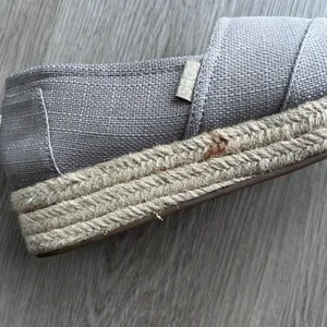 Bobs from Skechers Women's Taupe Espadrille Wedge Slip On Shoes Size 8.5 thumbnail 6