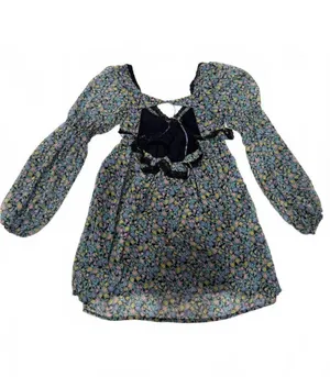 Free People Boho Sheer Bell Sleeve Lace Tunic Mini Dress thumbnail 5