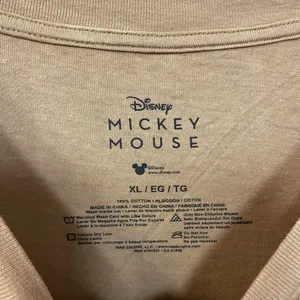 Disney Mickey Mouse Golden Days Brown Crop Top XL thumbnail 4