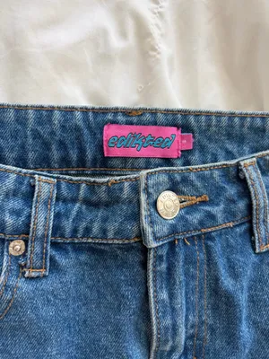 Edikted mini denim skirt thumbnail 2
