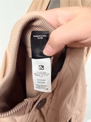 Flylow LIFE BIB overalls size medium in chai thumbnail 6