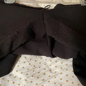 ZARA high waisted pleated pants size large used thumbnail 5