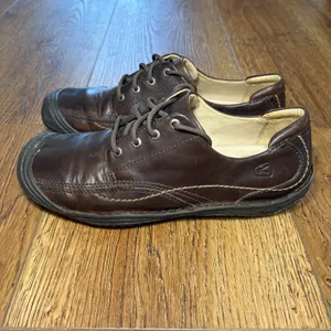 Keen Presidio Dark Brown Leather Lace Up Comfort Oxford‎ Shoes Womens 10 thumbnail 4