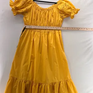 HM Midi Dress Yellow Marigold‎ Large thumbnail 13