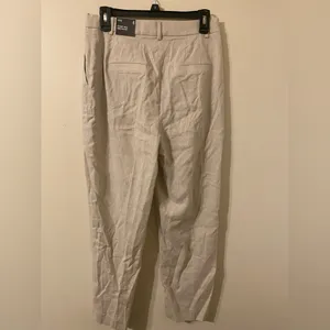 New NWT Beige Express Editor Straight Ankle‎ Super High Rise Slacks Size 6 thumbnail 3