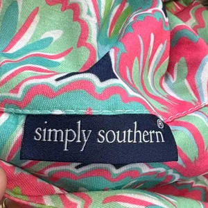 Simply Southern Floral Multicolor Infinity‎ Scarf Tropical thumbnail 2