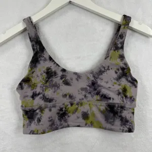 Lululemon Align Reversible Bra 6 Diamond Dye‎ Graphite Grey Bronze Green LW2DEDS thumbnail 1