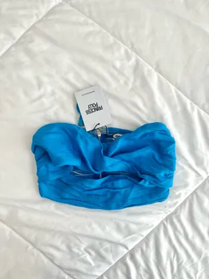 NWT Princess Polly strapless crop top thumbnail 2