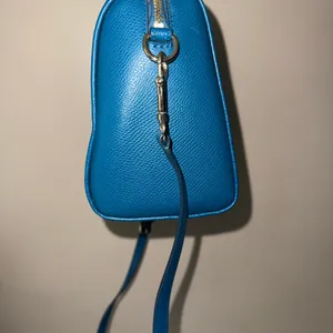 COACH Shoulder Bag Crossbody Bag Hand Bag color‎ Blue Leather F33329 U thumbnail 4
