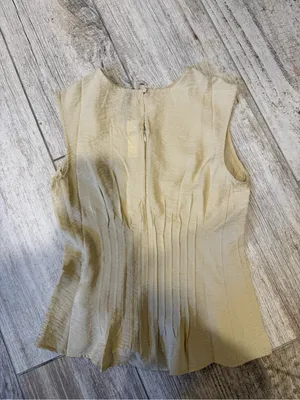 Anthropologie The Della Pleated-Waist Shell Top thumbnail 8