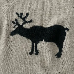 Vintage Eddie Bauer Reindeer sweater size M thumbnail 3