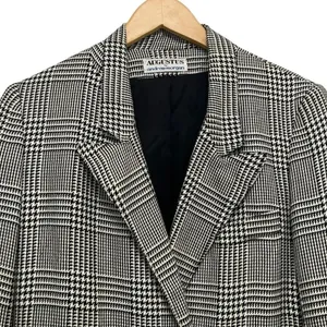 Augustus by Andrew Morgan houndstooth Blazer Jacket 90's Vintage Academia Size 6 thumbnail 3