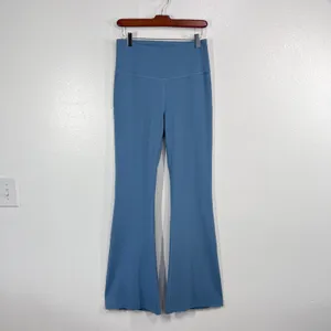 Lululemon Groove Super High Rise Flared Pant Women's 8 Utility Blue Nulu Yoga thumbnail 3