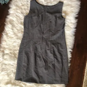 Vintage Scarlett gray pinstripe jumper dress thumbnail 2
