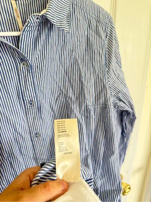 Free People All For You Striped Shirt Dress thumbnail 9
