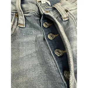 RE/DONE High Rise‎ 90's Ankle Crop Jeans Lived Light Wash Straight Leg 26 thumbnail 4