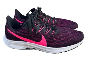 Nike Air Zoom Pegasus 36 Running Shoes Women's 9.5 Black Pink Blast AQ2210-002 thumbnail 1