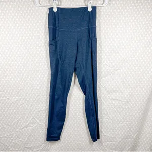 Quince Blue‎ Space Dye High Rise Pocket Leggings thumbnail 2