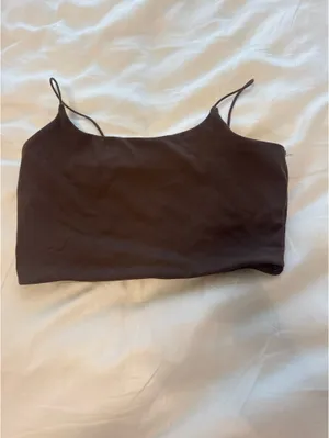 Cropped brown cami garage  thumbnail 2