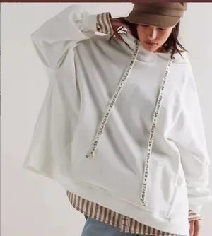 We The Free We Hoodie in Ivory sz S NWT $128R thumbnail 2