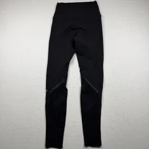 Alo Yoga Ultimate High Waist Legging Women’s Size Small Black Mesh Panel thumbnail 2