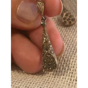 A280 1 1/4 inch earrings 925 sterling silver thumbnail 5