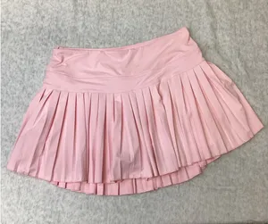 Gold Hinge Pleated Tennis Skort Almond Blossom Pink XL JK2201-ABLM. thumbnail 1