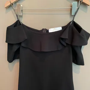 Amanda Uprichard‎ Off Shoulder Sia Dress Black XS thumbnail 5