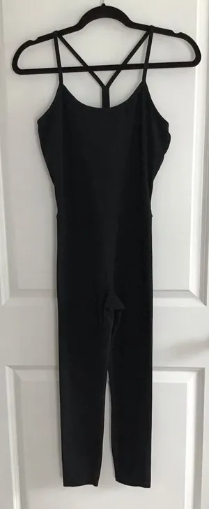 Splits59 Women Black Airweight‎ Jumpsuit Size L thumbnail 1