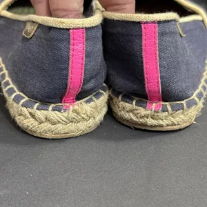Lilly Pulitzer Preppy Nautical Beach Designer‎ Espadrille True Navy Seahorse 6 thumbnail 6