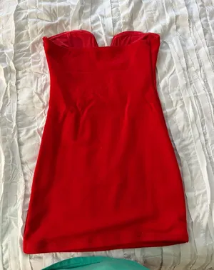 Red Mini Dress Size M thumbnail 3