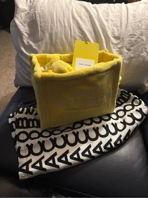 NWT Marc Jacob’s the terry small tote bag yellow thumbnail 3